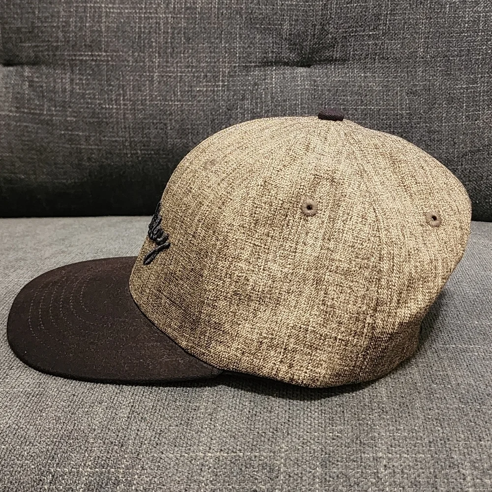 Quske City Caps Alois Riley Brown and Tan Cap